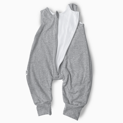 Little One Saquito de dormir con patitas Gris Talla 1