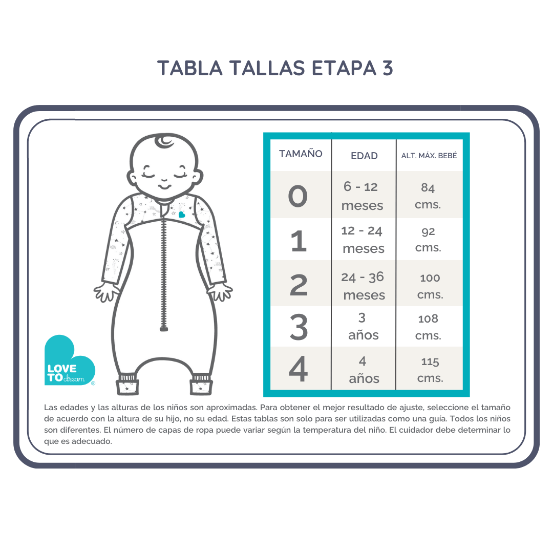 Love to Dream Sacos de Dormir Pijama Etapa 3 Algodón orgánico MILD Blanco - 12 meses LTD4005412WH