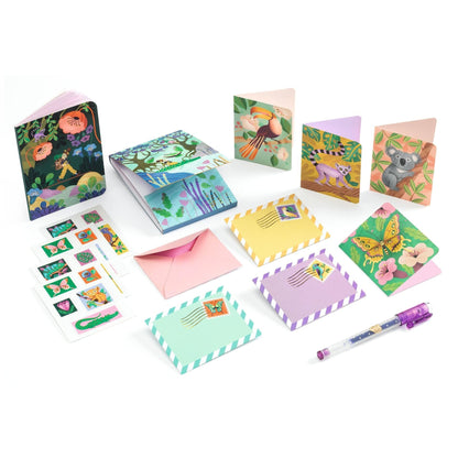 Lovely Paper Arte / Manualidades Set Maleta de papelería Tinou Jardín Tropical - Lovely Paper DD03506