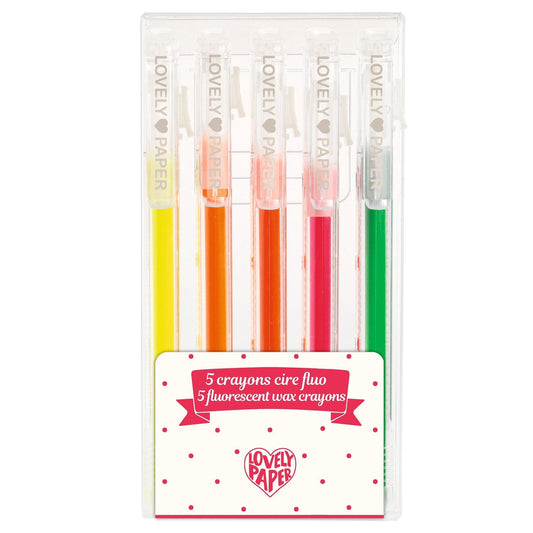 Lovely Paper Arte y Manualidades 5 Lápices fluorescentes DD03791