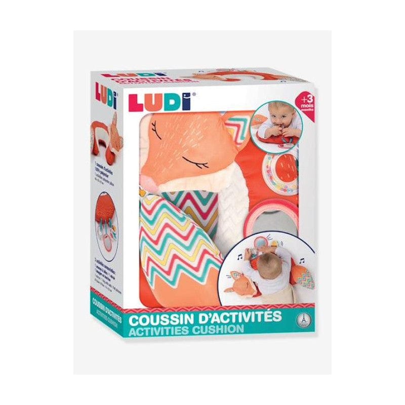 LUDI Accesorios bebé Cojín estimulación Fox LU30101