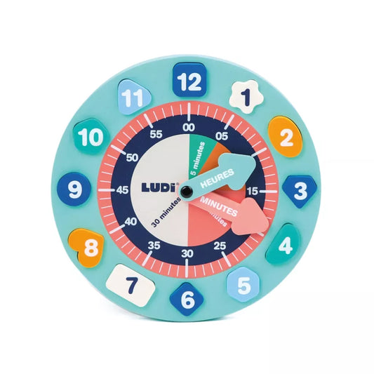 Ludi Destreza y Habilidades Reloj educativo Aprende a decir la hora - Ludi LU50100