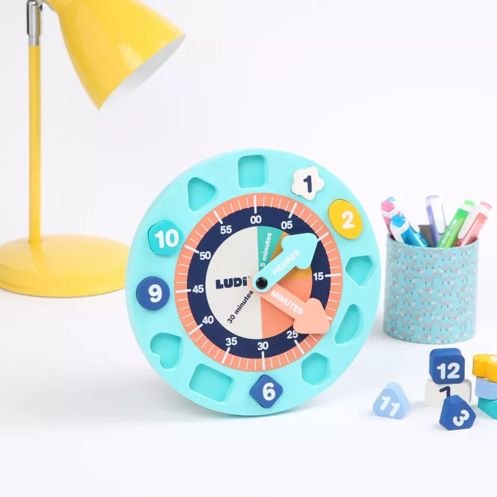 Ludi Destreza y Habilidades Reloj educativo Aprende a decir la hora - Ludi LU50100