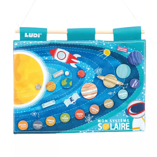 Ludi Juegos de Ciencia Panel educativo de pared para sistema solar - Ludi LU50002
