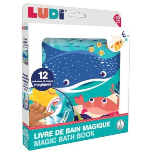 LUDI Juegos para el Baño Libro mágico para el baño animales marinos LU40083
