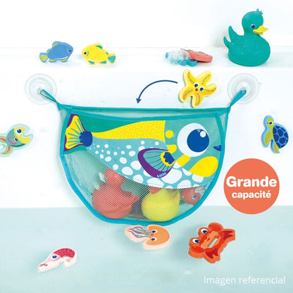 Ludi Juegos para el baño Red de almacenamiento de juguetes para baño Peces - Ludi LU40094