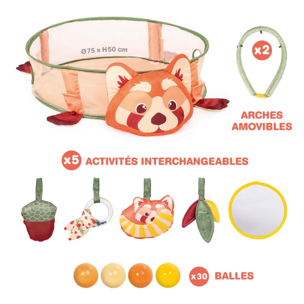 Ludi Juguetes de actividades para bebés Gimnasio de Juegos Panda - Ludi LU20024