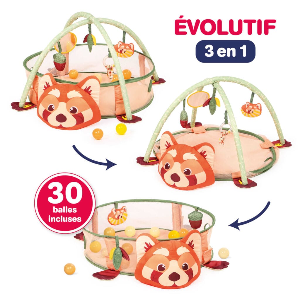 Ludi Juguetes de actividades para bebés Gimnasio de Juegos Panda - Ludi LU20024