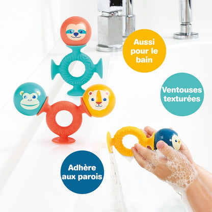 Ludi Juguetes de actividades para bebés Juego de succión Smack Pop - Ludi LU30138