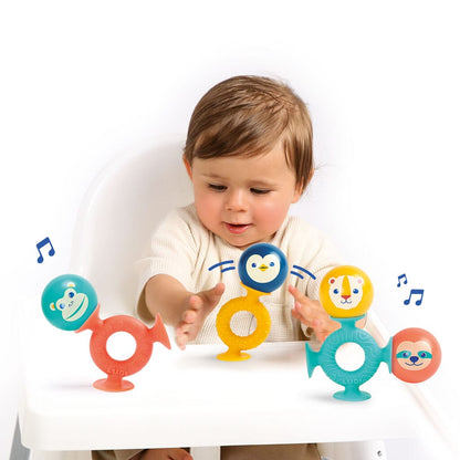 Ludi Juguetes de actividades para bebés Juego de succión Smack Pop - Ludi LU30138