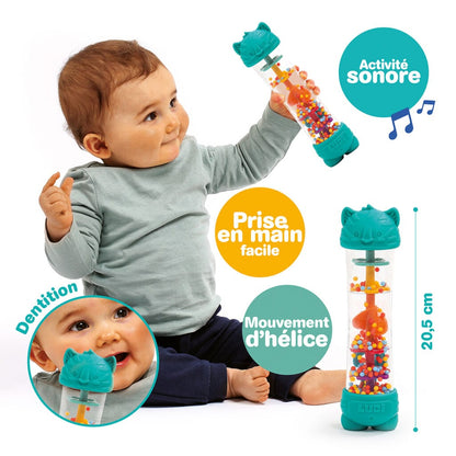 Ludi Juguetes de actividades para bebés Palo de lluvia sensorial - Ludi LU30155