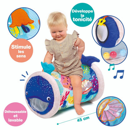 Ludi Juguetes de actividades para bebés Rodillo para bebé Ballena - Ludi LU30149