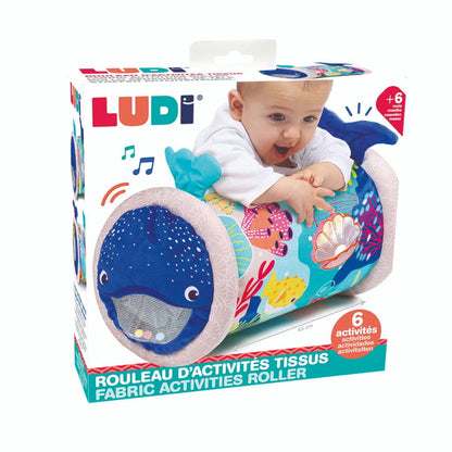 Ludi Juguetes de actividades para bebés Rodillo para bebé Ballena - Ludi LU30149