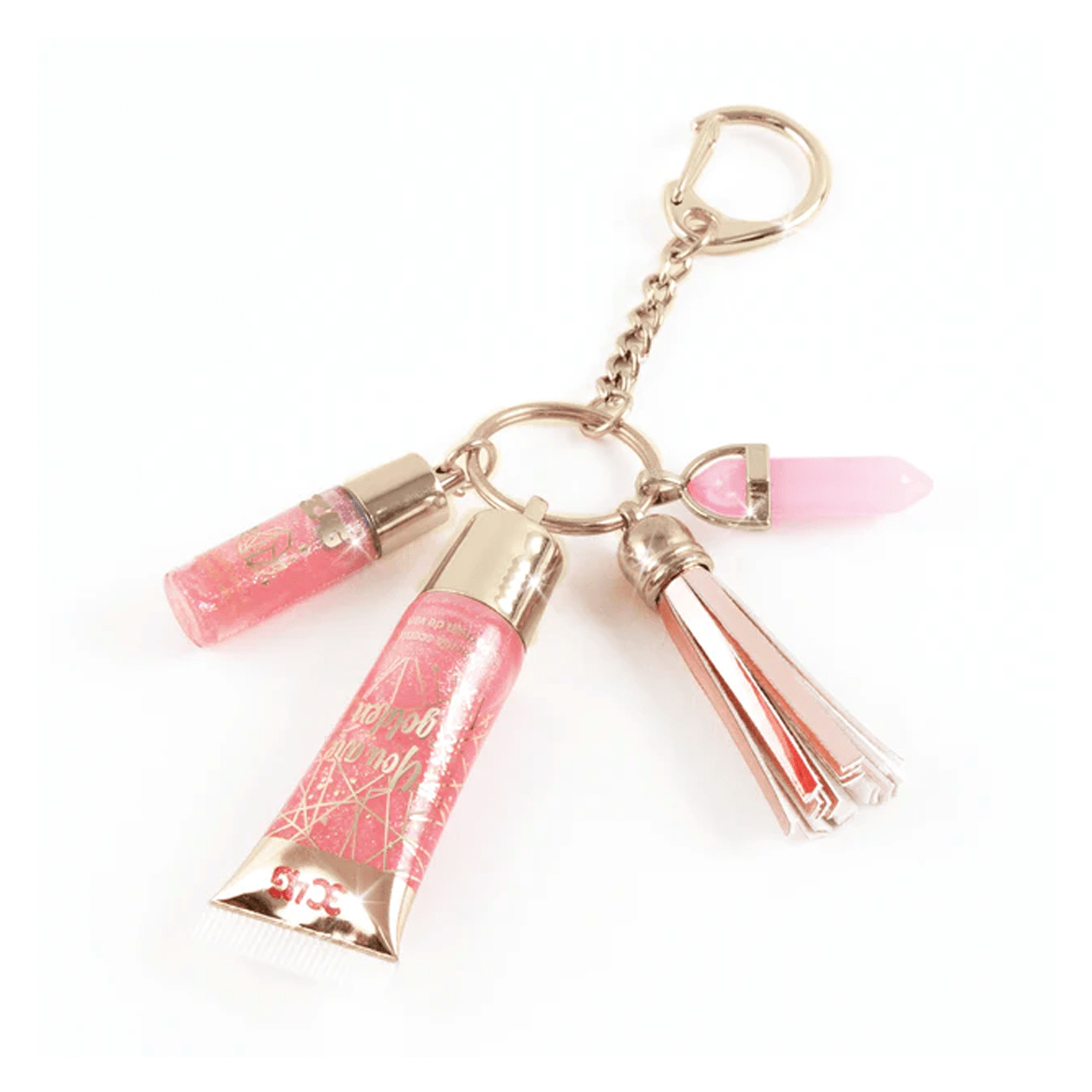 MAKE IT REAL Accesorios Llavero Rosado con Brillo Labial MIR10017