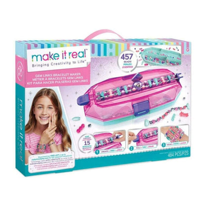 MAKE IT REAL Arte y Manualidades Set para Crear Joyas con Estuche MIR1512