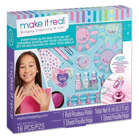 Make It Real Juegos de roles Set de diseño de uñas Everything Bling - Make It Real MIR2469