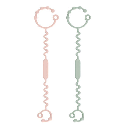 Mamas Mateas Accesorios para coches Correas de Silicona para Juguetes Rosa y Gris - Mamas Mateas 68229905443096