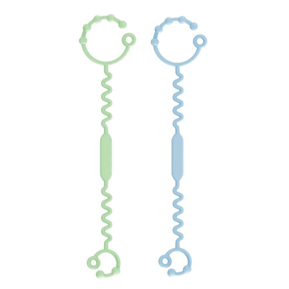 Mamas Mateas Accesorios para coches Correas de Silicona para Juguetes Verde y Celeste - Mamas Mateas 68229904688863