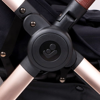 Maxi Cosi Coches Travel System Coche Travel System Eva 3 + Cabriofix I-Size Negro Champagne  - Maxi Cosi 0152106BCHC