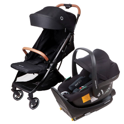 Maxi Cosi Coches Travel System Coche Travel System Eva 3 + Cabriofix I-Size Negro  - Maxi Cosi 015210516BC