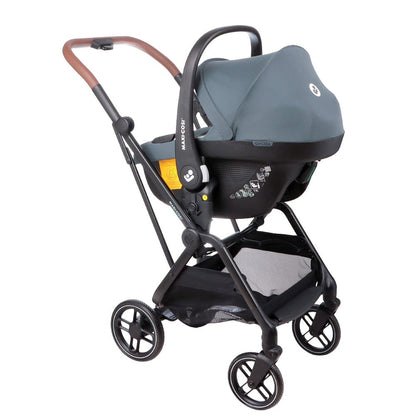 Maxi Cosi Coches Travel System Coche Travel System Leona 2 y Silla nido Cabriofix Essential Grafito - Maxi Cosi 015210CABEG