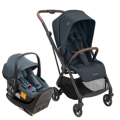 Maxi Cosi Coches Travel System Coche Travel System Leona 2 y Silla nido Cabriofix Essential Grafito - Maxi Cosi 015210CABEG
