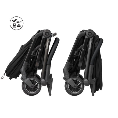 Maxi Cosi Coches Travel System Travel System Coche Leona 2 y Silla nido Cabriofix Essential Black - Maxi Cosi 015210CABEB