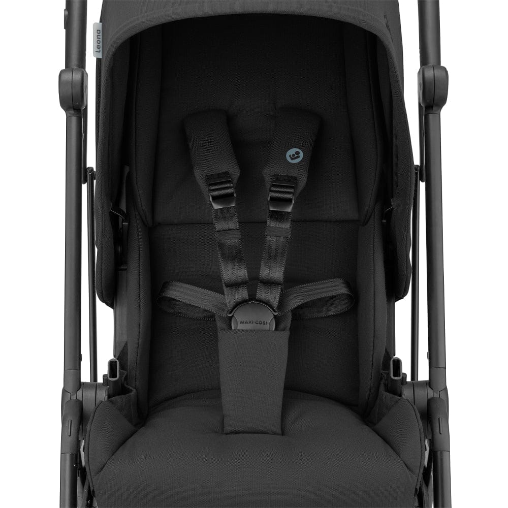 Maxi Cosi Coches Travel System Travel System Coche Leona 2 y Silla nido Cabriofix Essential Black - Maxi Cosi 015210CABEB