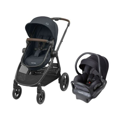 Travel System Coche Zelia 3 y Silla nido Mico Essential Graphite - Maxi Cosi