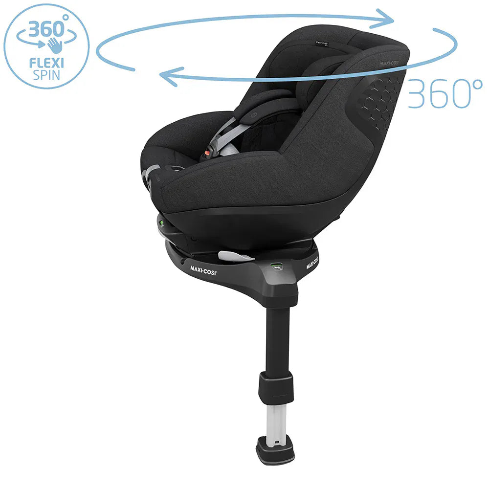 Maxi Cosi Silla de auto convertible SILLA  AUTO COMBINADA PEARL 360° PRO BLACK- MAXI COSI