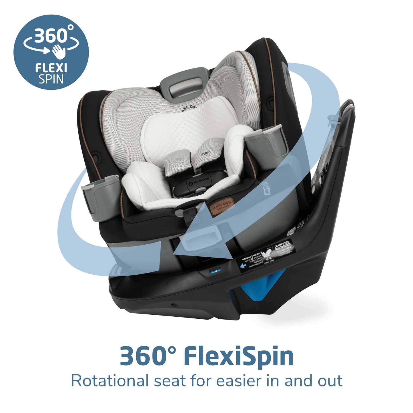 Maxi Cosi Silla de auto convertible Silla Auto Convertible Emme 360° Onix Sand - Maxi Cosi 01525068HRA