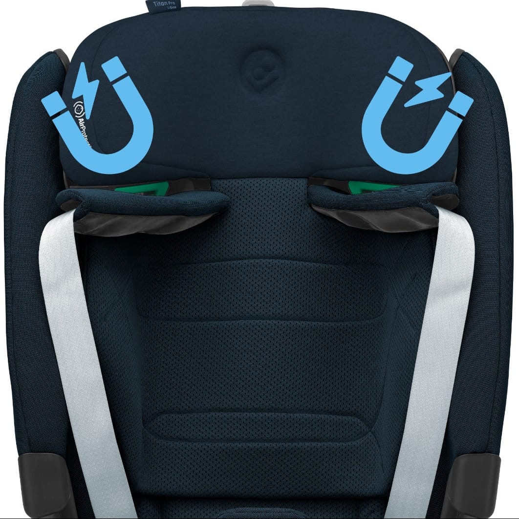 Maxi Cosi Silla de auto convertible Silla de Auto Combinada Titan Pro I-Size Authentic Blue Maxi Cosi 015250PISAG