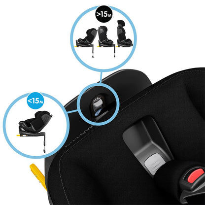 Maxi Cosi Silla de auto convertible Silla de Auto Convertible Emerald 360° Pro Black - Maxi Cosi 015250PROBK