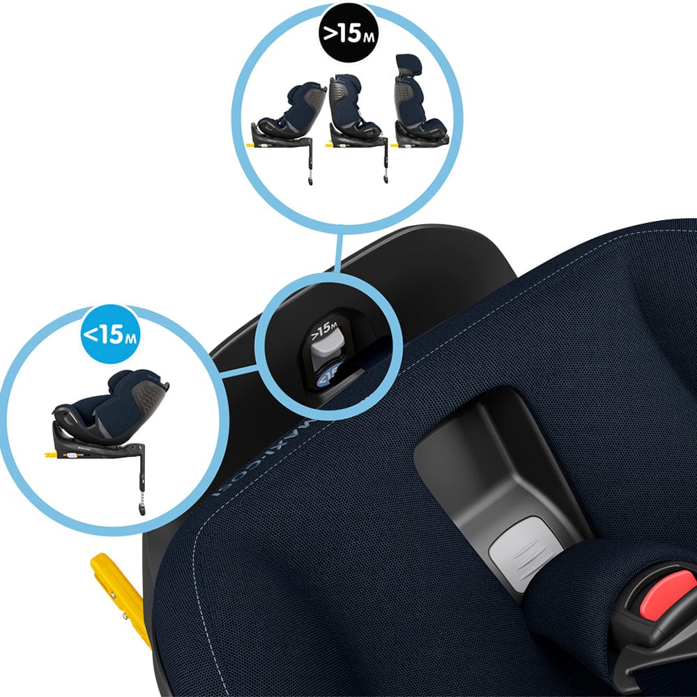 Maxi Cosi Silla de auto convertible Silla de Auto Convertible Emerald 360° Pro Blue - Maxi Cosi 015250PROBL