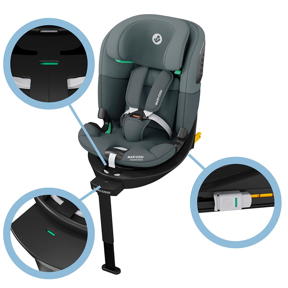 Maxi Cosi Silla de auto convertible Silla de auto convertible Emerald 360° S Grafito - Maxi Cosi 015250127TG