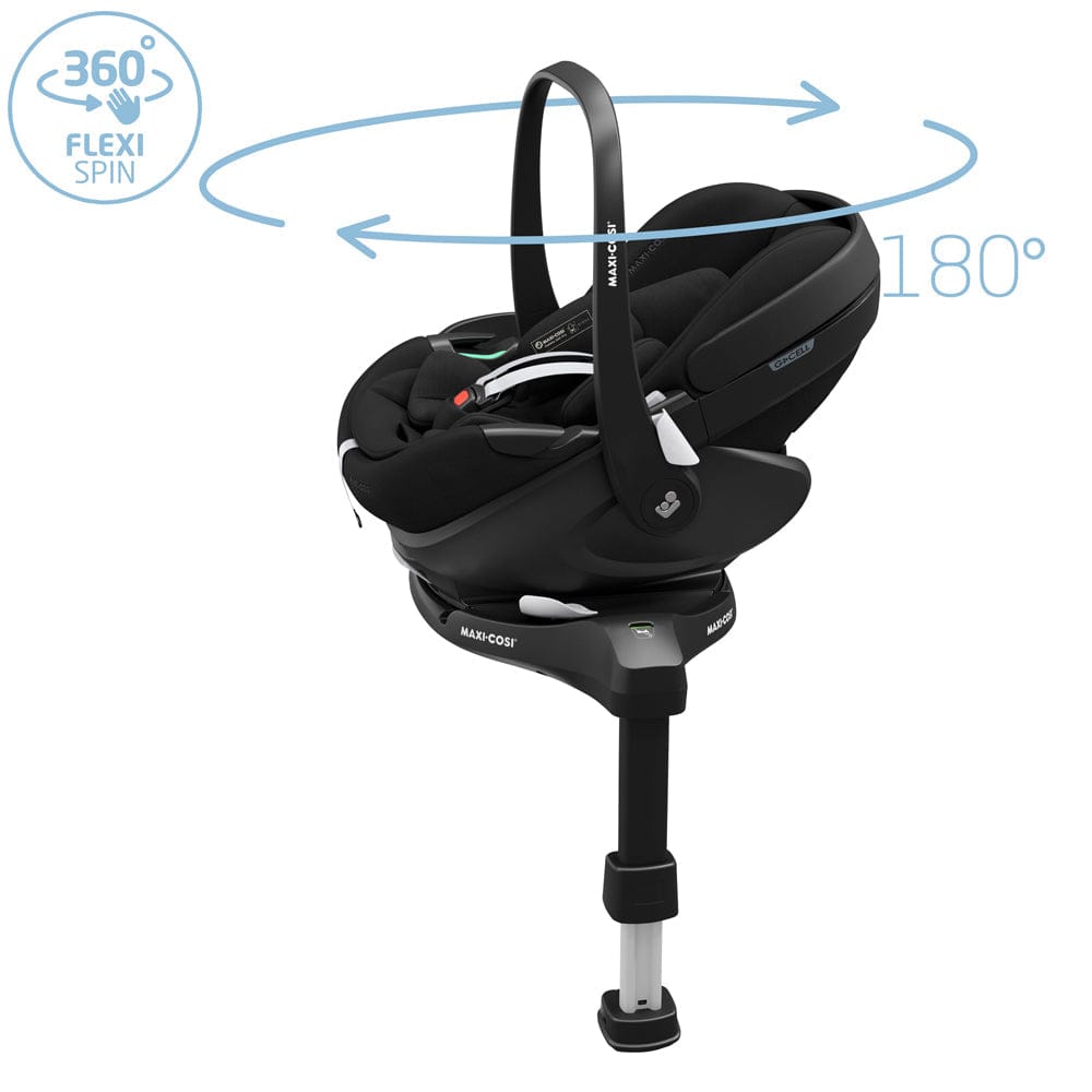Maxi Cosi Silla de auto huevito Silla de Auto Nido Pebble 360 pro + Base Familyfix 360 Pro SlideTech- Maxi Cosi 015250FAMEB