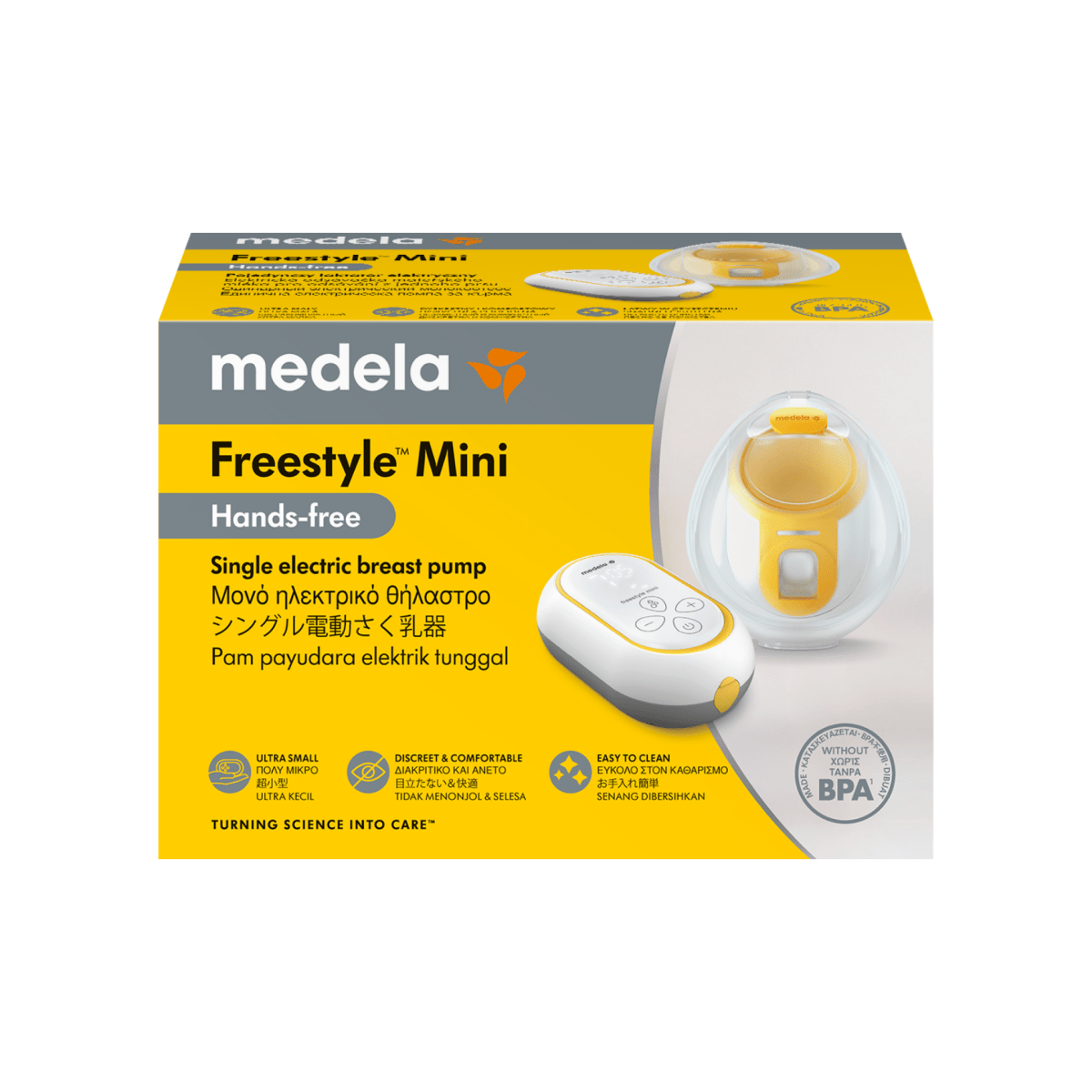 Medela Lactancia Materna Extractor de leche eléctrico doble manos libres Mini Freestyle - Medela 101047775