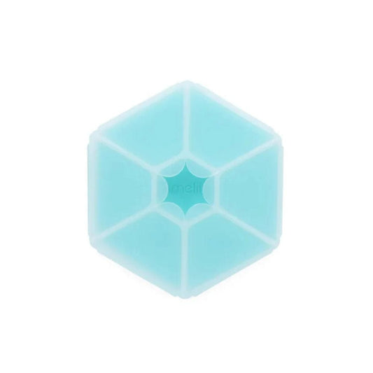 Melii Alimentación Caja Contendora Snackle Hexagonal Azul - Melii 23710