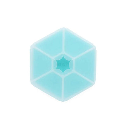 Melii Alimentación Caja Contendora Snackle Hexagonal Azul - Melii 23710