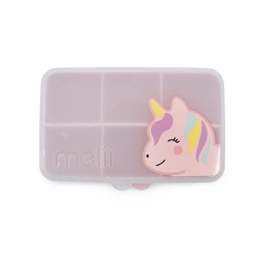Melii Alimentación Caja contenedora mini para snacks Unicornio -  Melii 19272