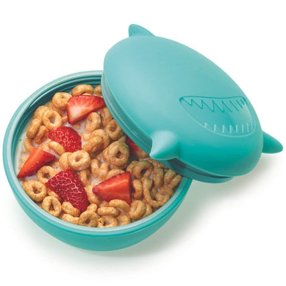 Melii Alimentación Contenedor de silicona de tiburón 12800