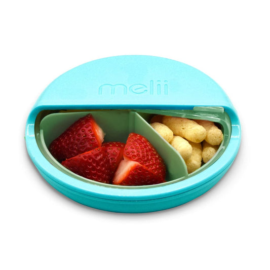 Melii Alimentación Contenedor para Snack Spin Azul 18700