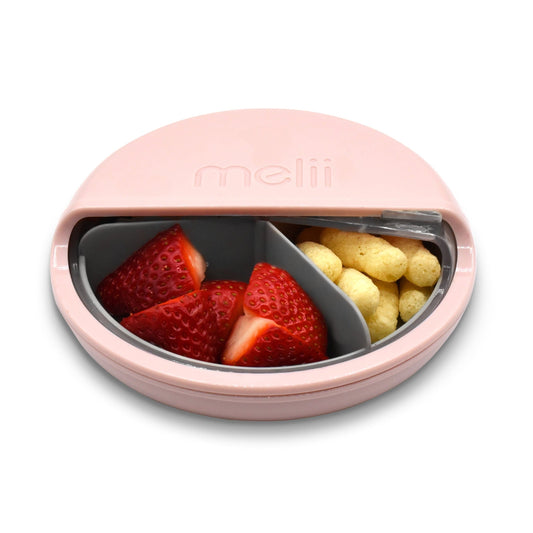 Melii Alimentación Contenedor para Snack Spin rosa 18600