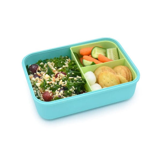 Melii Alimentación Lonchera bento con compartimientos 1250 ml Azul - Melii 21950