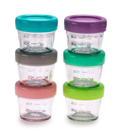 Melii Alimentación Pack 6 contenedores de vidrio 118ml - Melii 16600