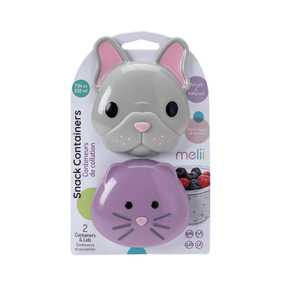 Melii Alimentación Pack de 2 contenedores perro y gato 14800