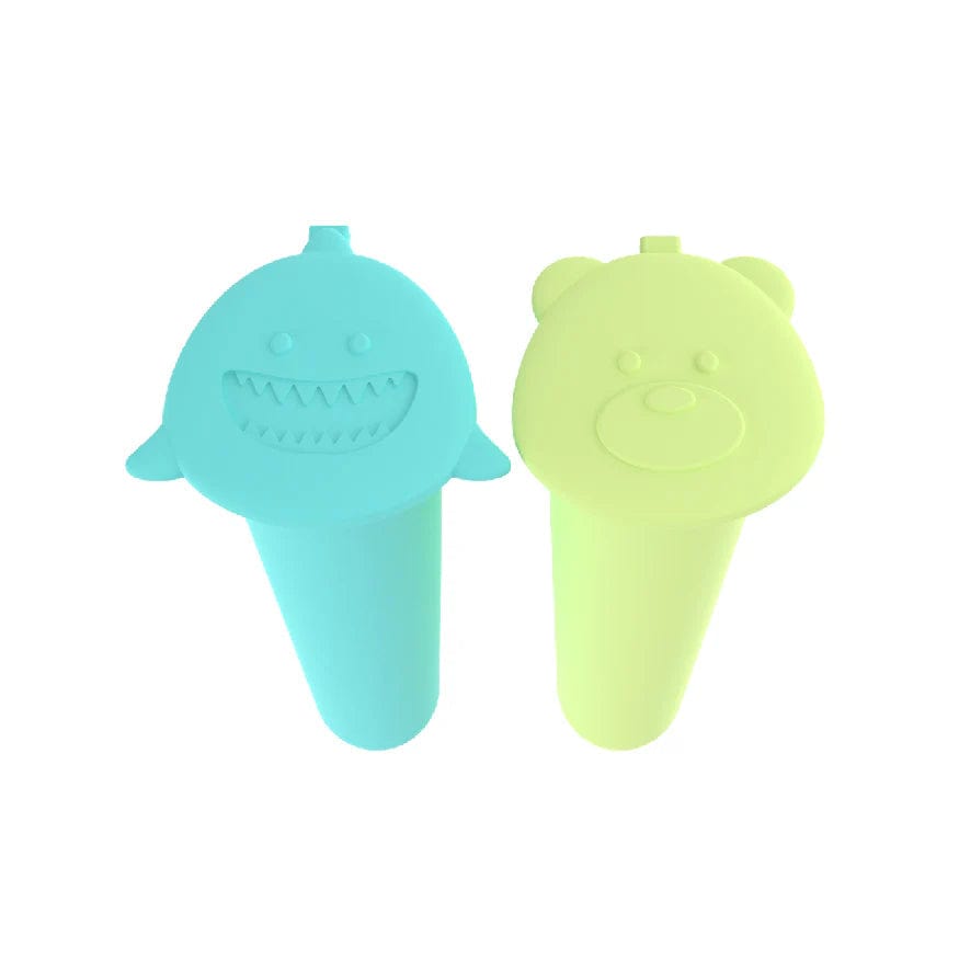 Melii Alimentación Pack de 2 moldes helado push up Tiburon y Oso - Melii 19510