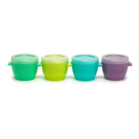 Melii Alimentación y Lactancia Pack 4 contenedores snap and go 118ml 11050