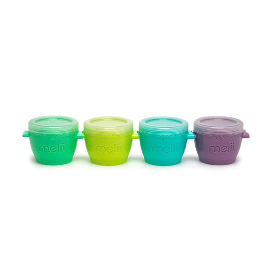 Melii Alimentación y Lactancia Pack 4 contenedores snap and go 177ml 11060