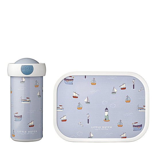 Mepal Alimentación Set de lonchera y botella 300 ML barcos 107420165244
